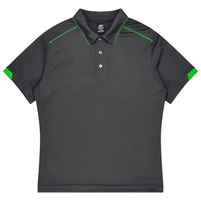 Aussie Pacific Currumbin Men's Polo Shirt 1320  Aussie Pacific SLATE/BLACK S